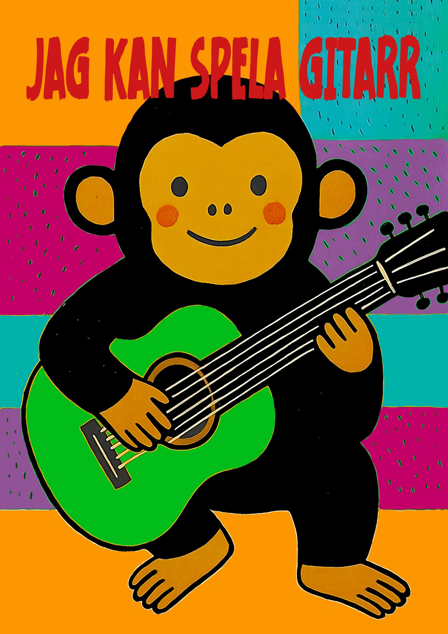 I can play the guitar.