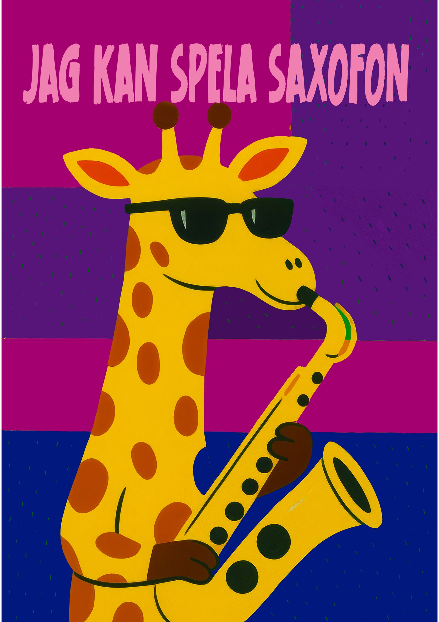 I can play the saxophone.