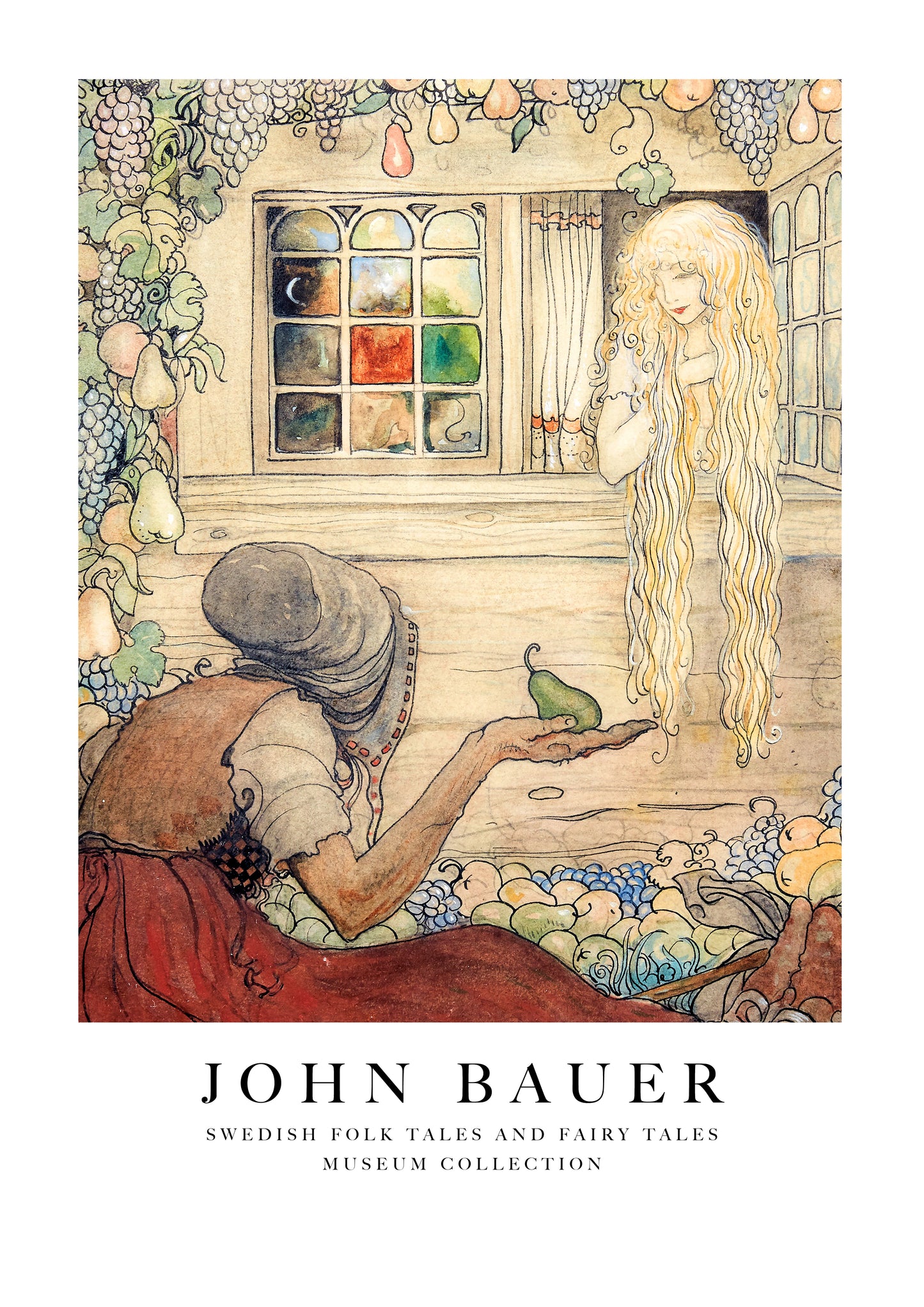 Witch with pear