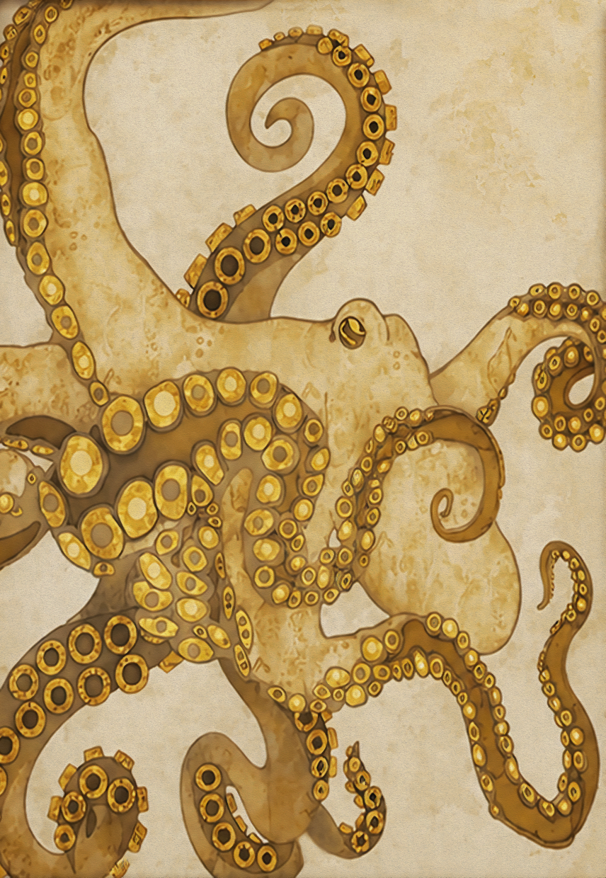 Golden octopus