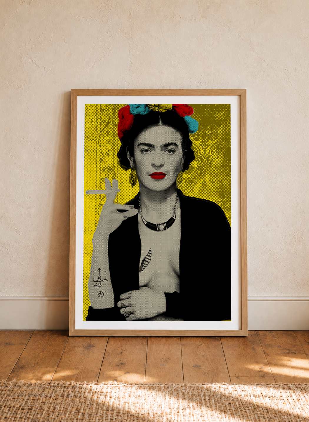 Frida with cigarette