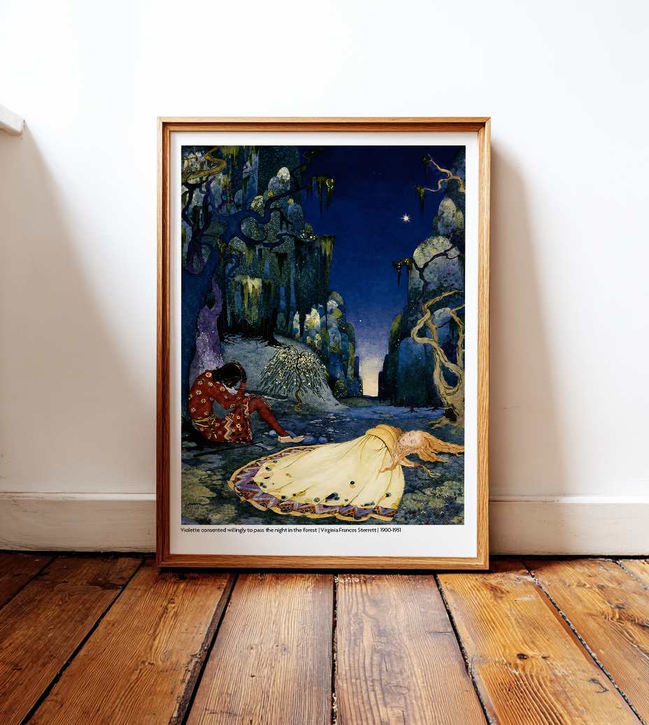 Violette consented willingly to pass the night in the forest