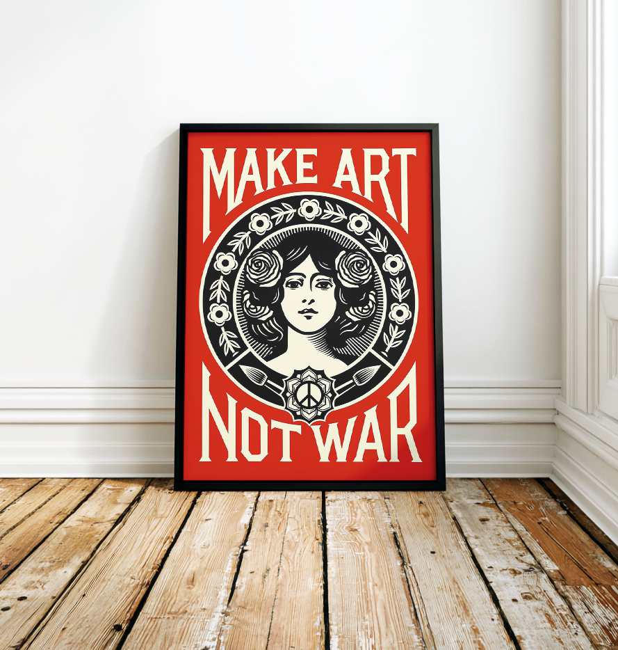 Skab kunst, ikke krig