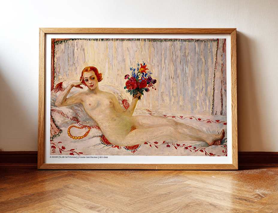 A Model (Nude Self-Portrait)