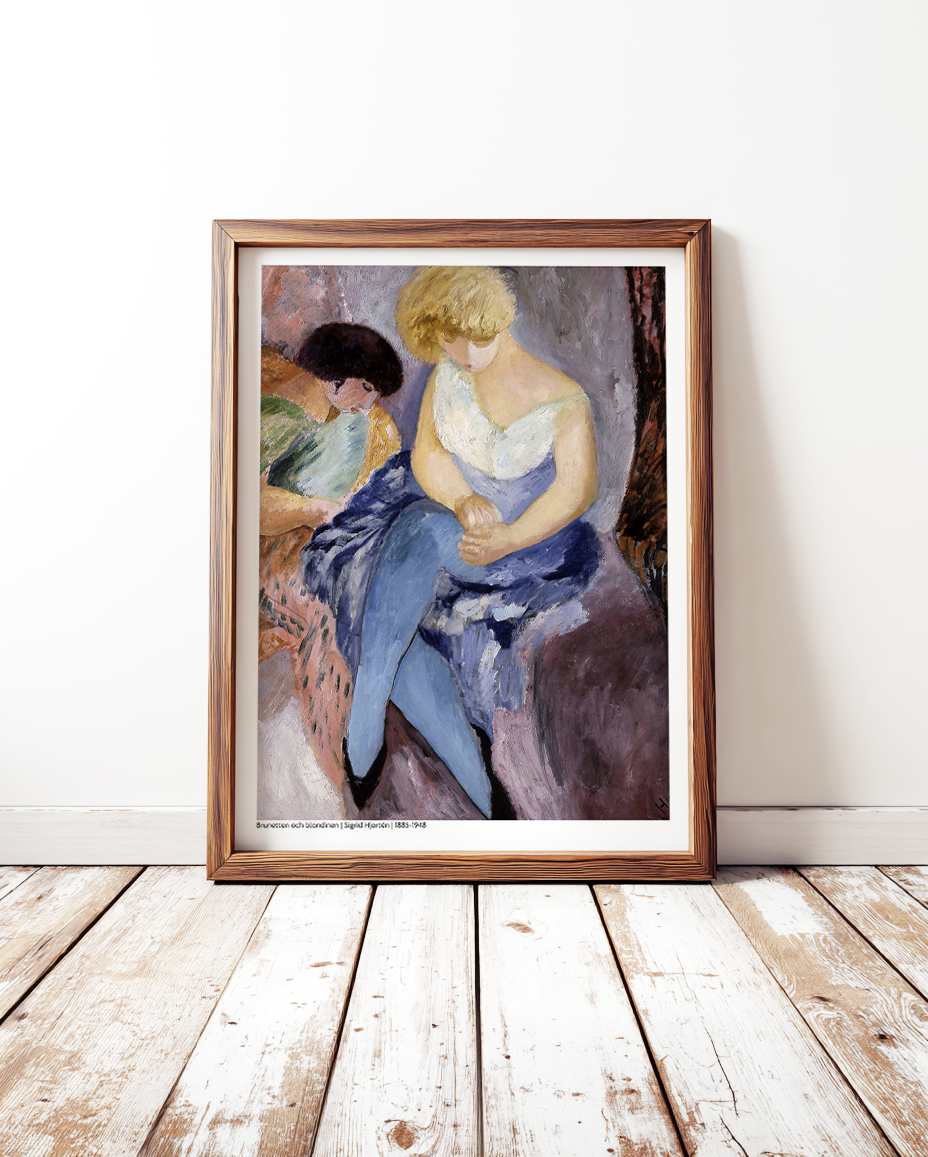 Brunetten och blondinen