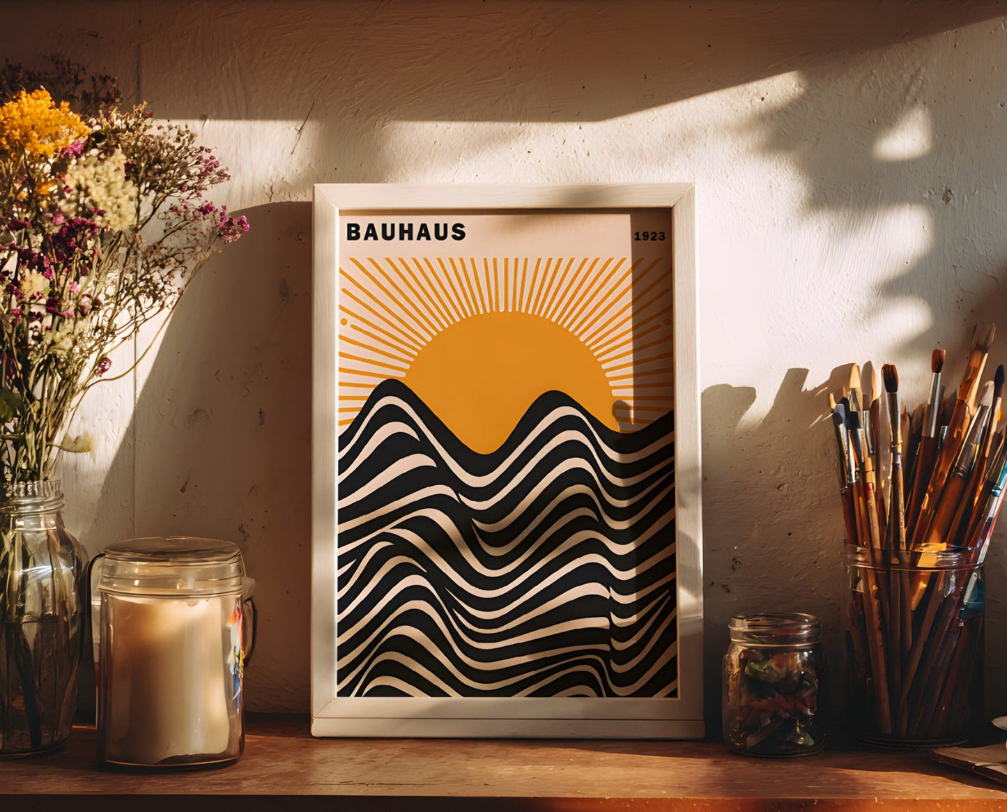 Sun and waves