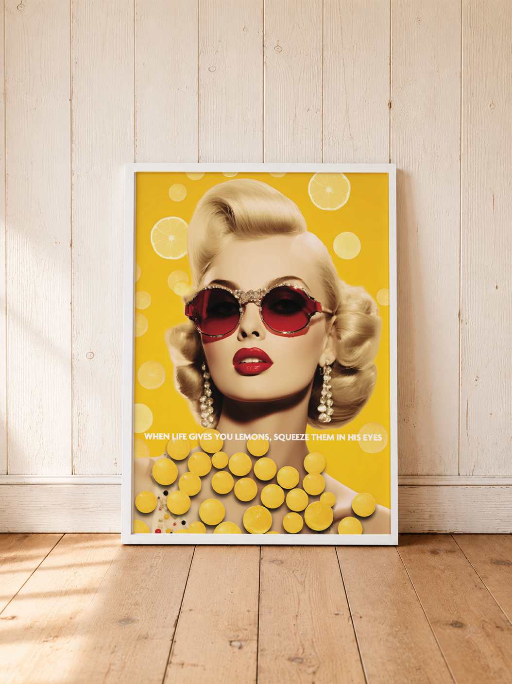 Squeeze lemons...