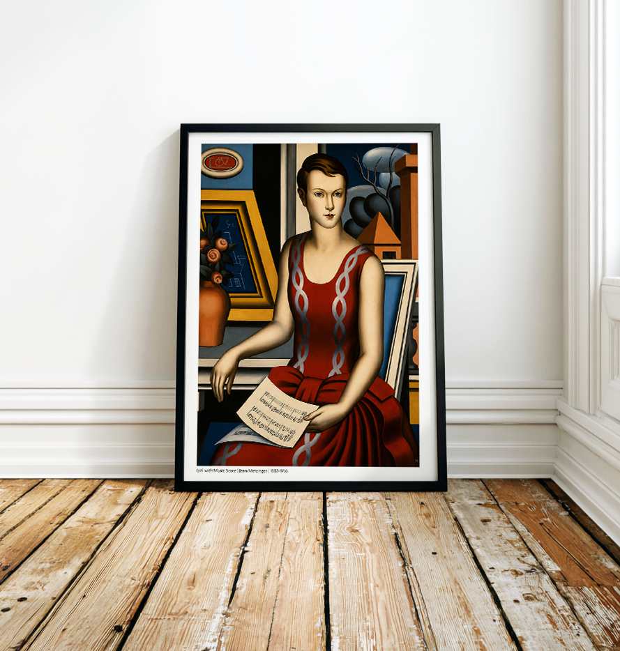 Girl with Music Score