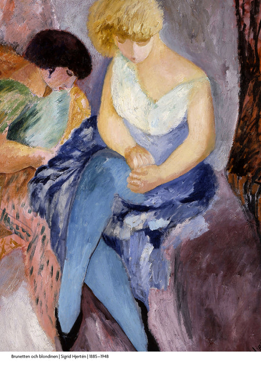 Brunetten och blondinen
