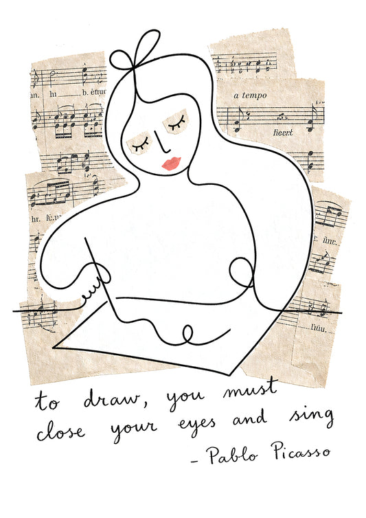 Close your eyes and sing