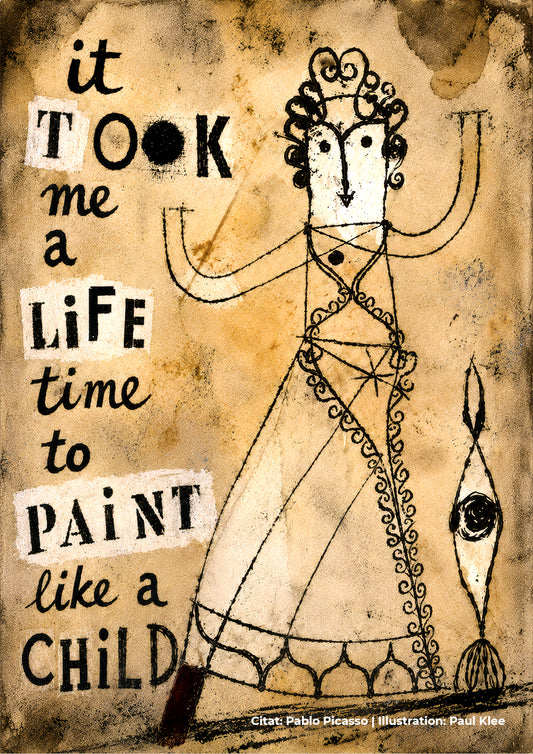 To paint like a child