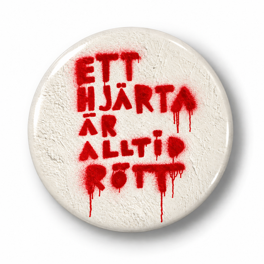 Et hjerte er altid rødt (mærke)
