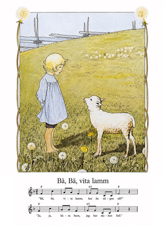 Bä, bä, vita lamm