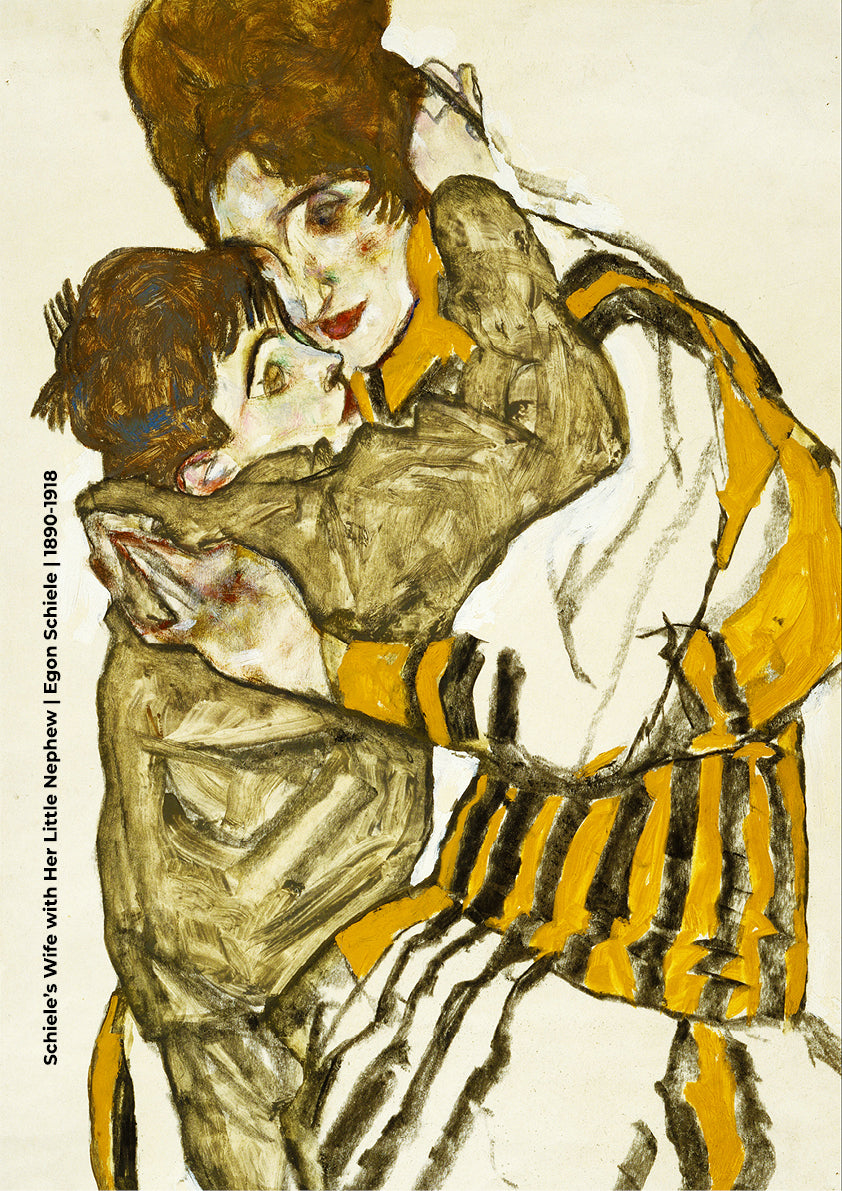 Schiele's Wife with Her Little Nephew
