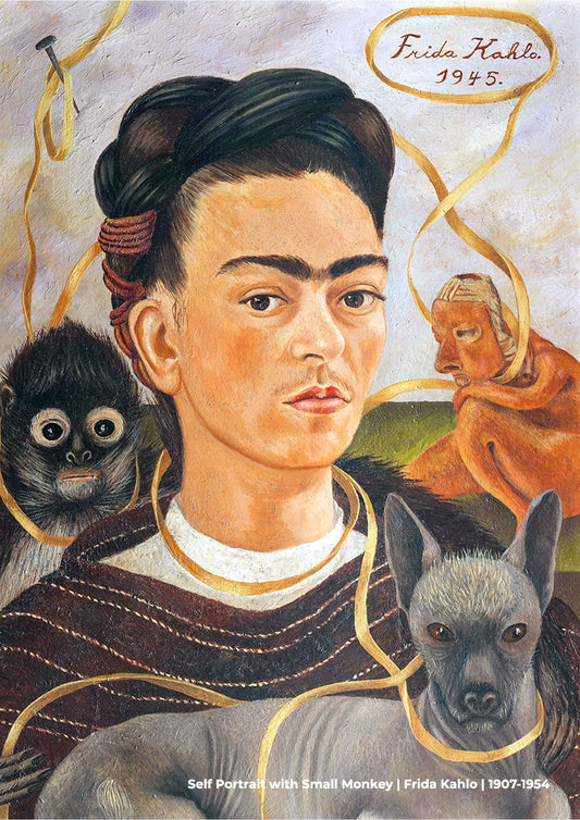 Self Portrait with Small Monkey
