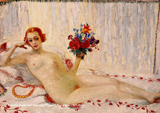 A Model (Nude Self-Portrait)