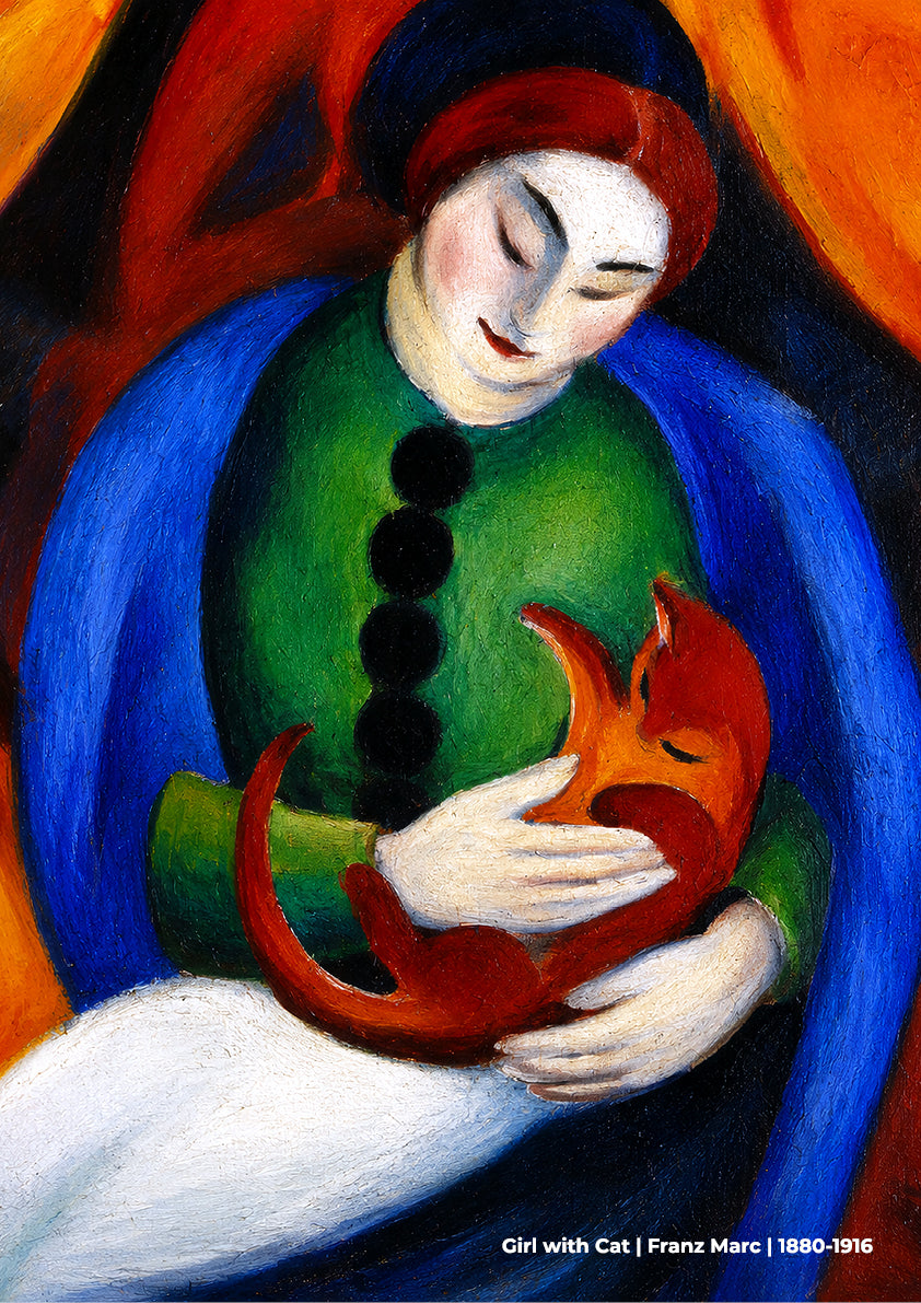 Girl with Cat
