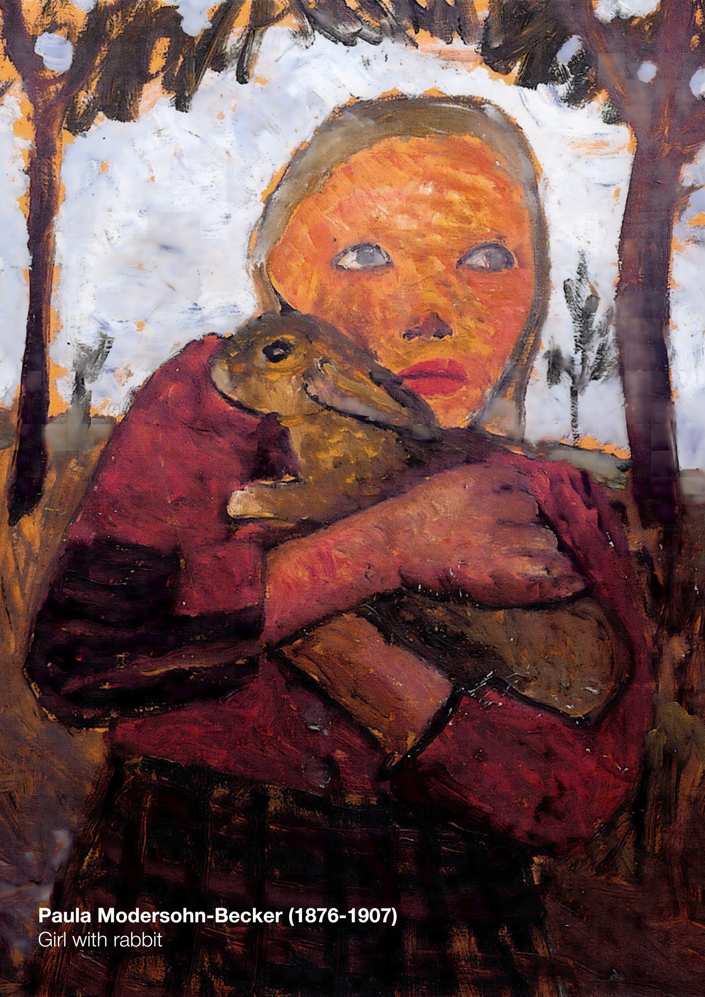 Girl with rabbit
