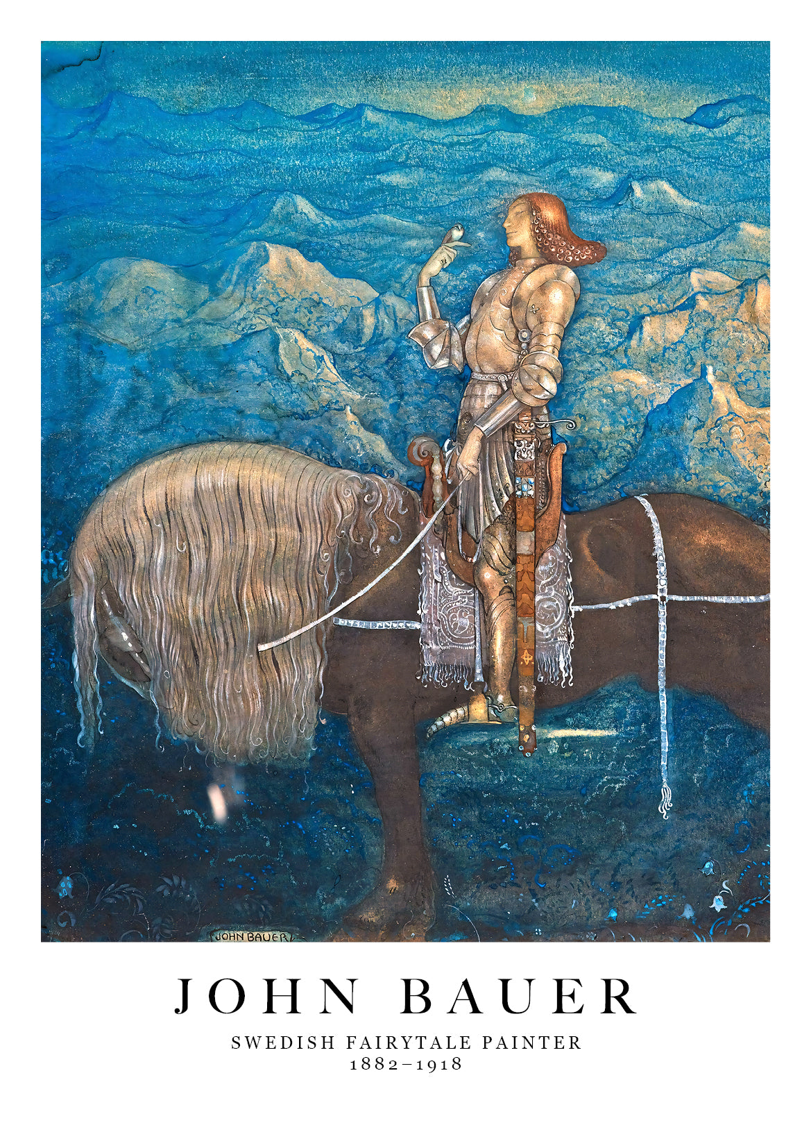 A knight rode forward