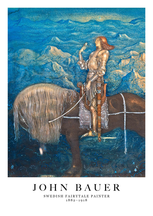 A knight rode forward