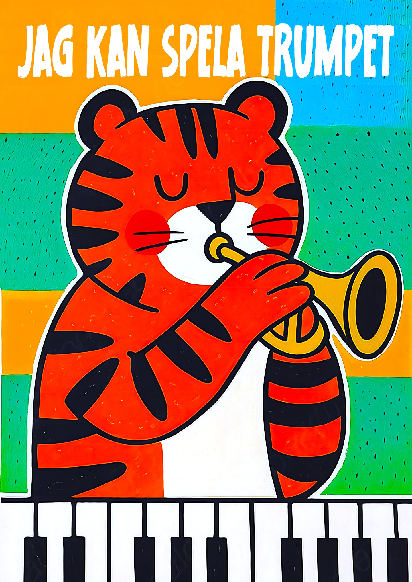 I can play the trumpet.