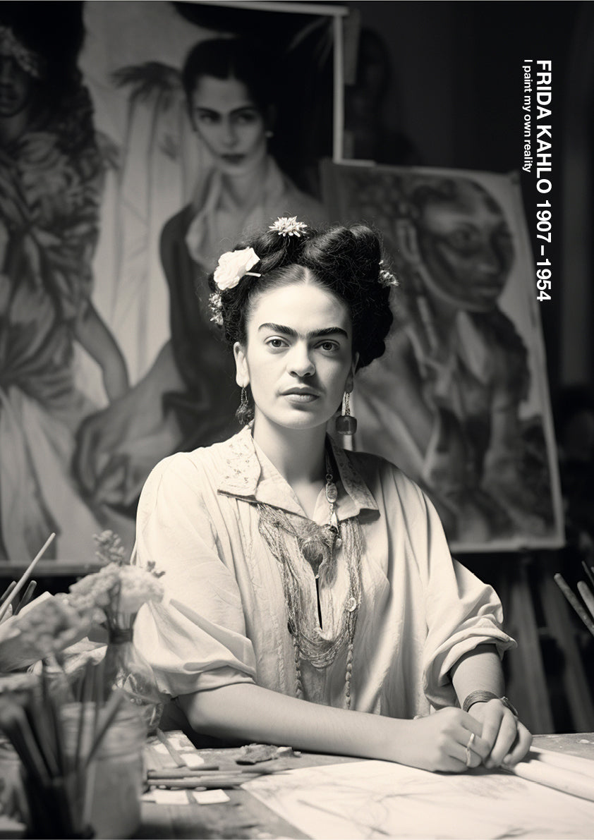 Frida in the studio