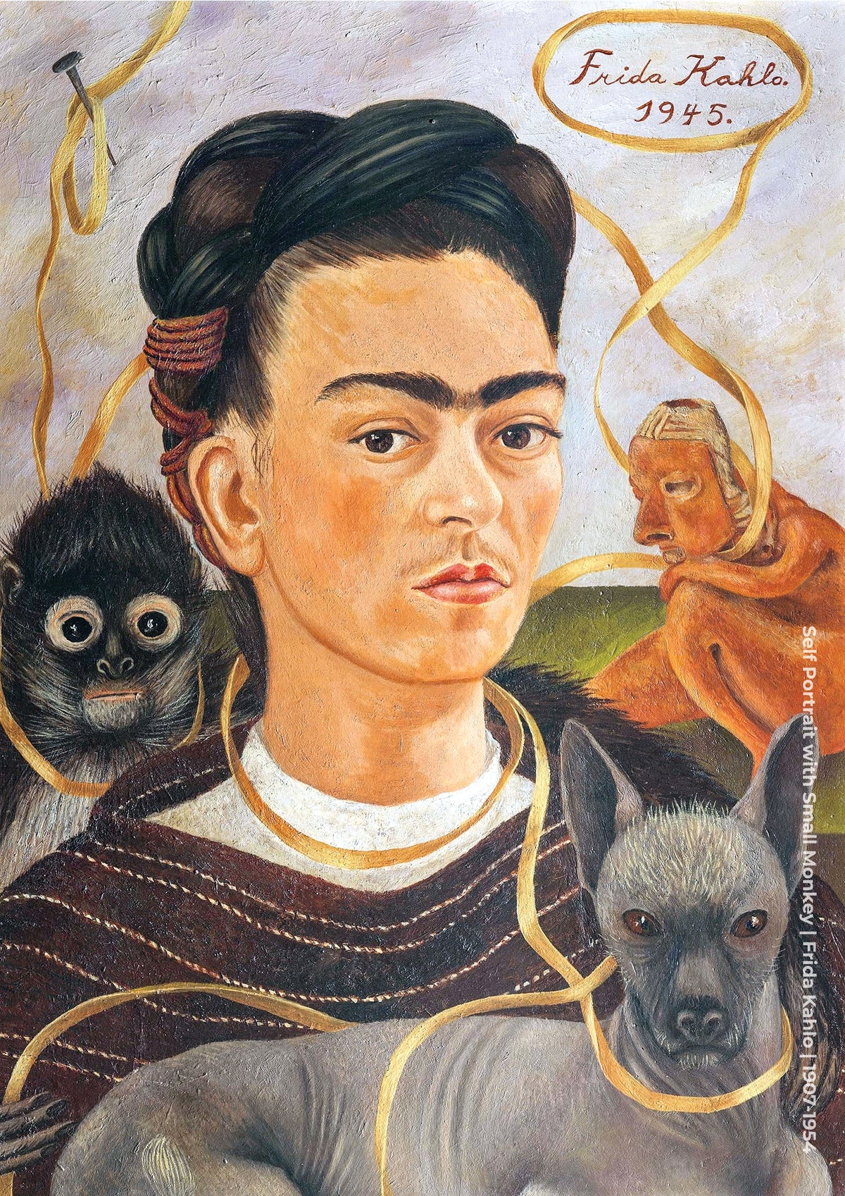 Self Portrait with Small Monkey