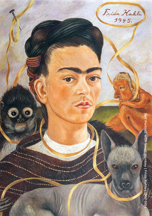 Self Portrait with Small Monkey