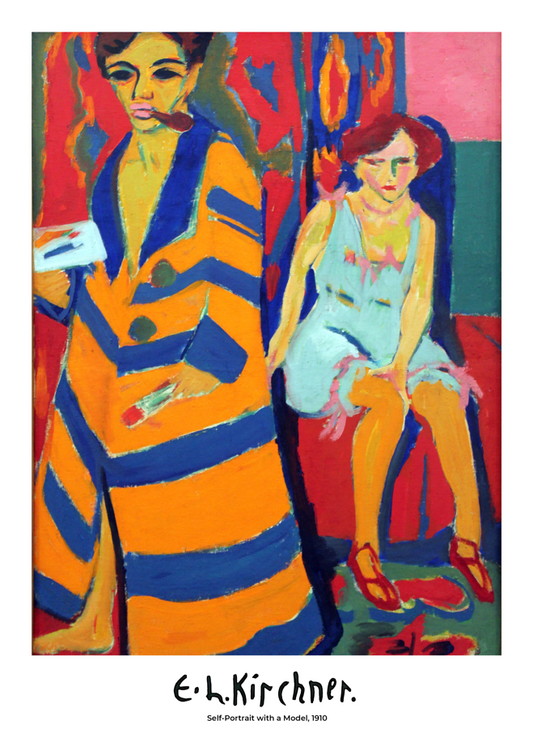 Self-Portrait with a Model