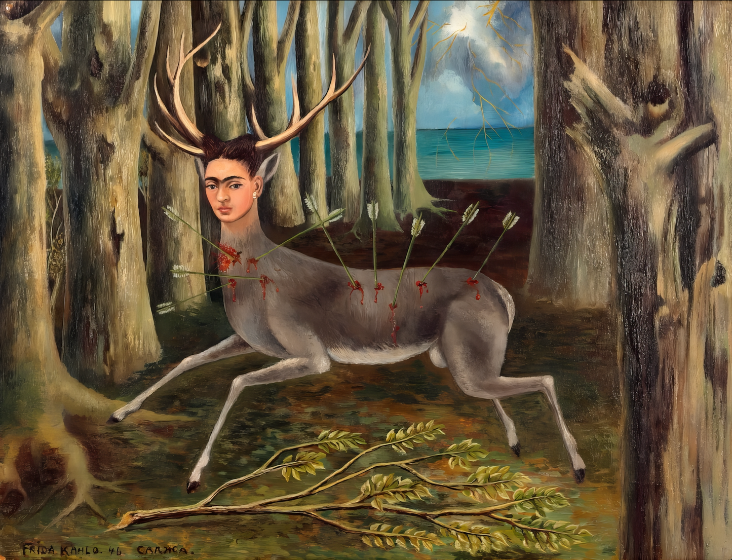 The wounded deer