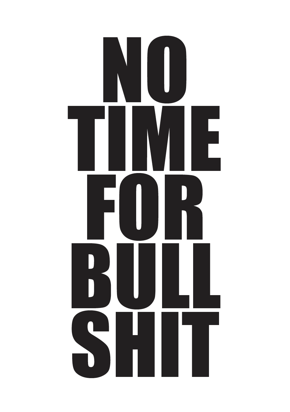 No time ...