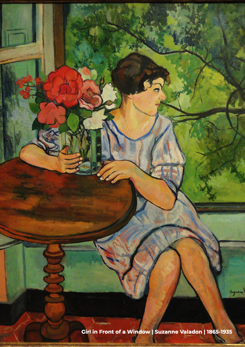 Girl in front of a Window