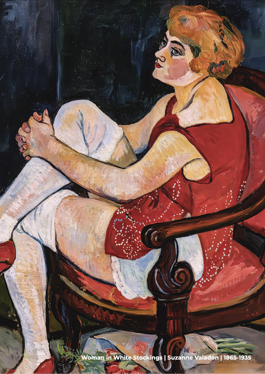 Woman in White Stockings