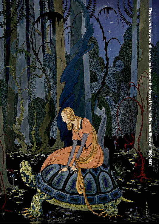 They were three months passing through the forest