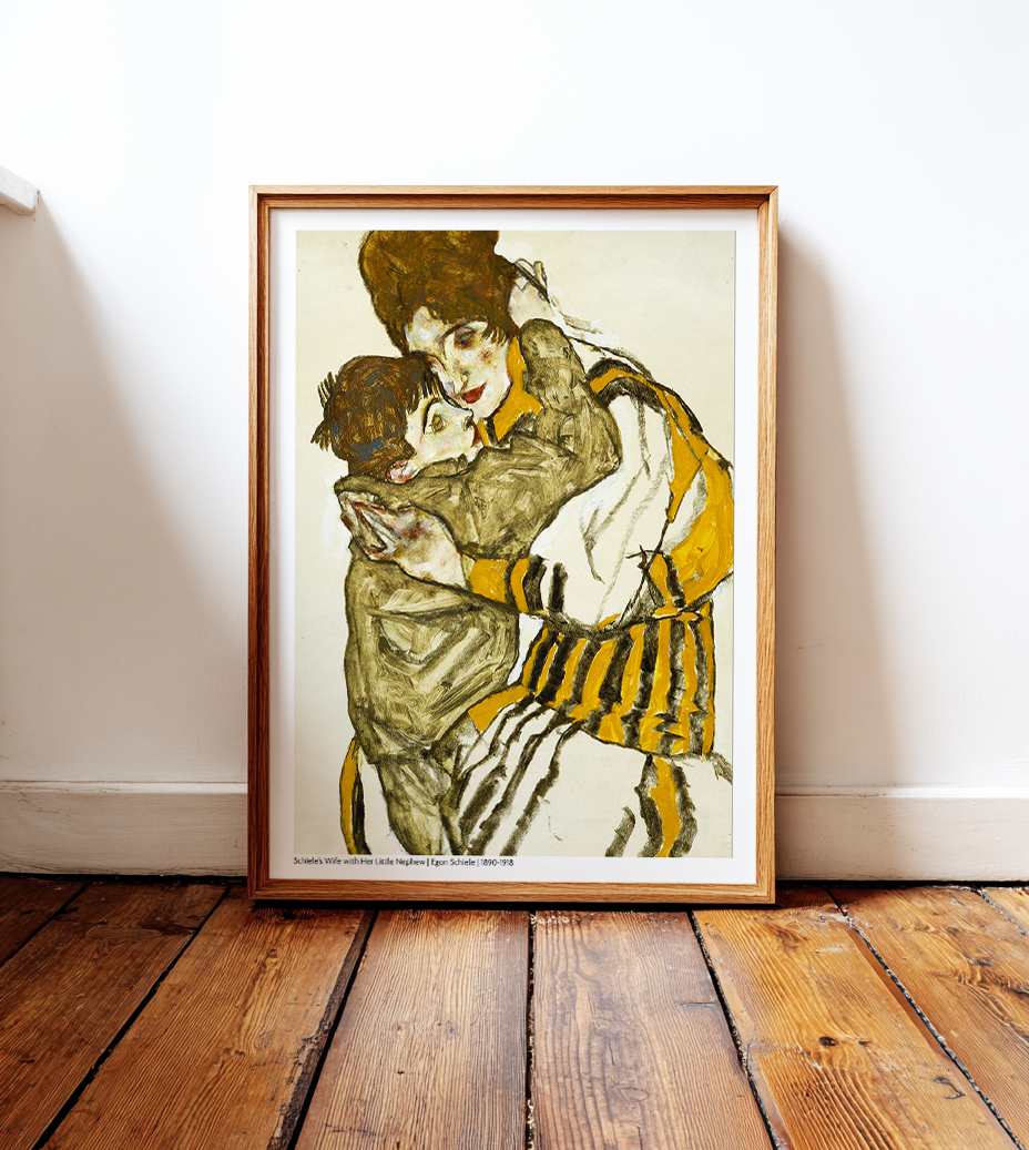 Schiele's Wife with Her Little Nephew