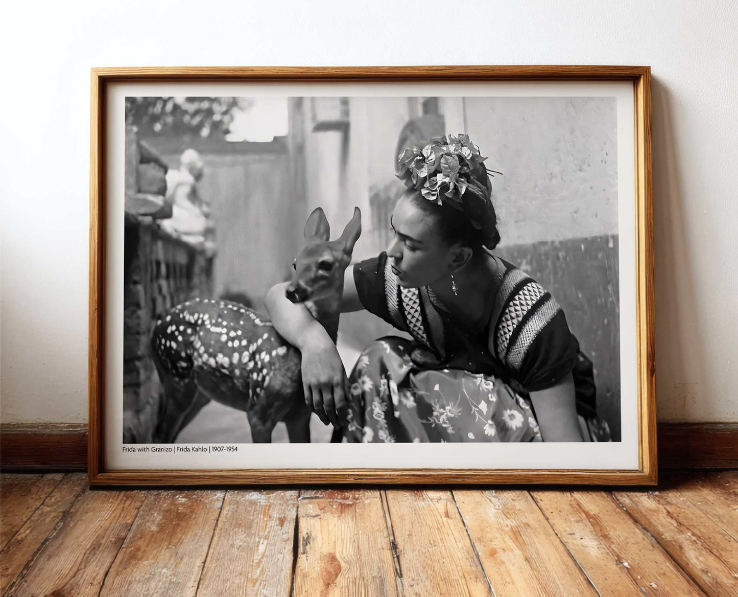 Frida with deer