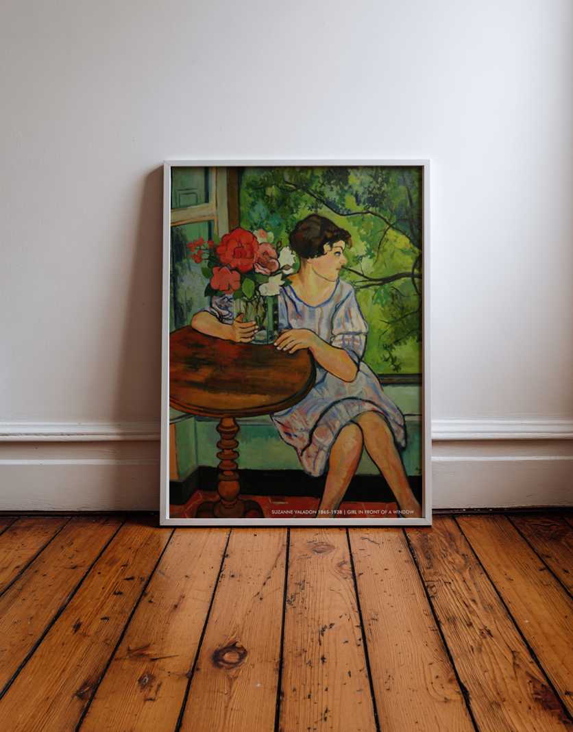 Girl in front of a Window