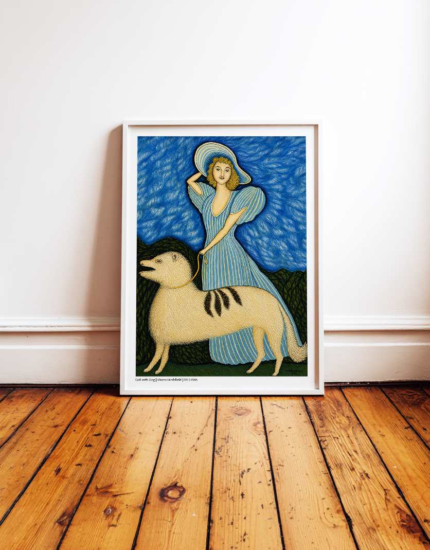 Girl with Dog
