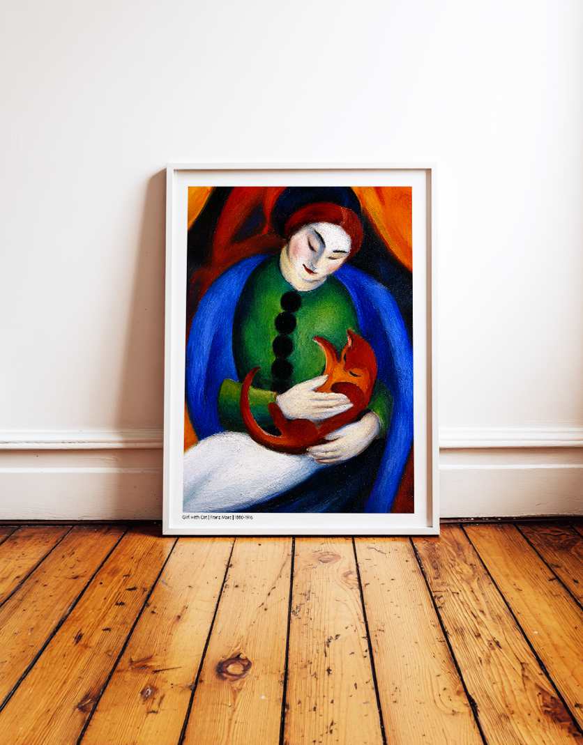 Girl with Cat