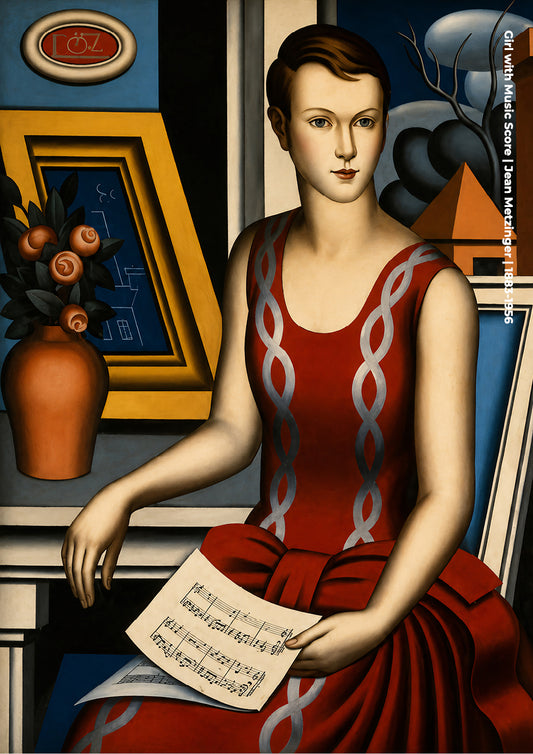 Girl with Music Score