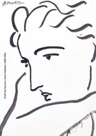Profil de femme - White
