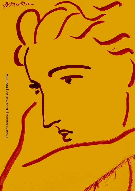 Female Profile - Yellow