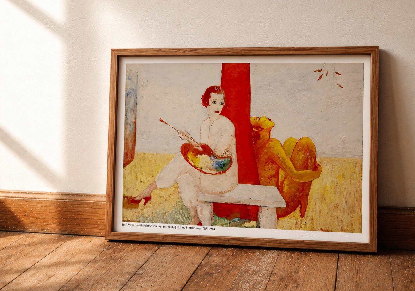 Self-Portrait with Palette (Artist and Faun)