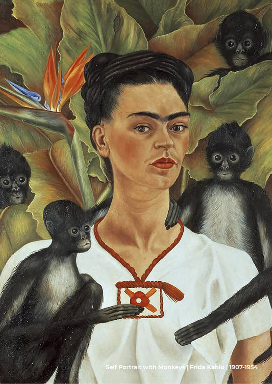 Self Portrait with Monkeys