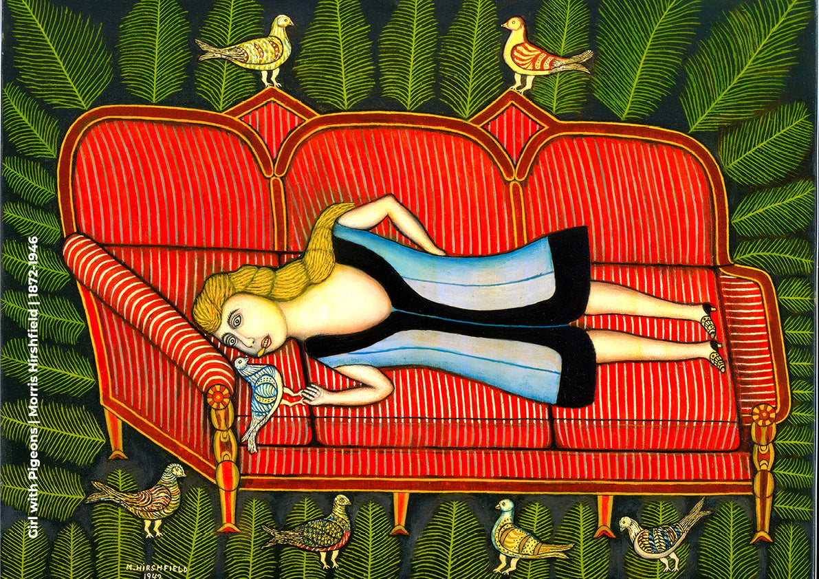 Girl with Pigeons