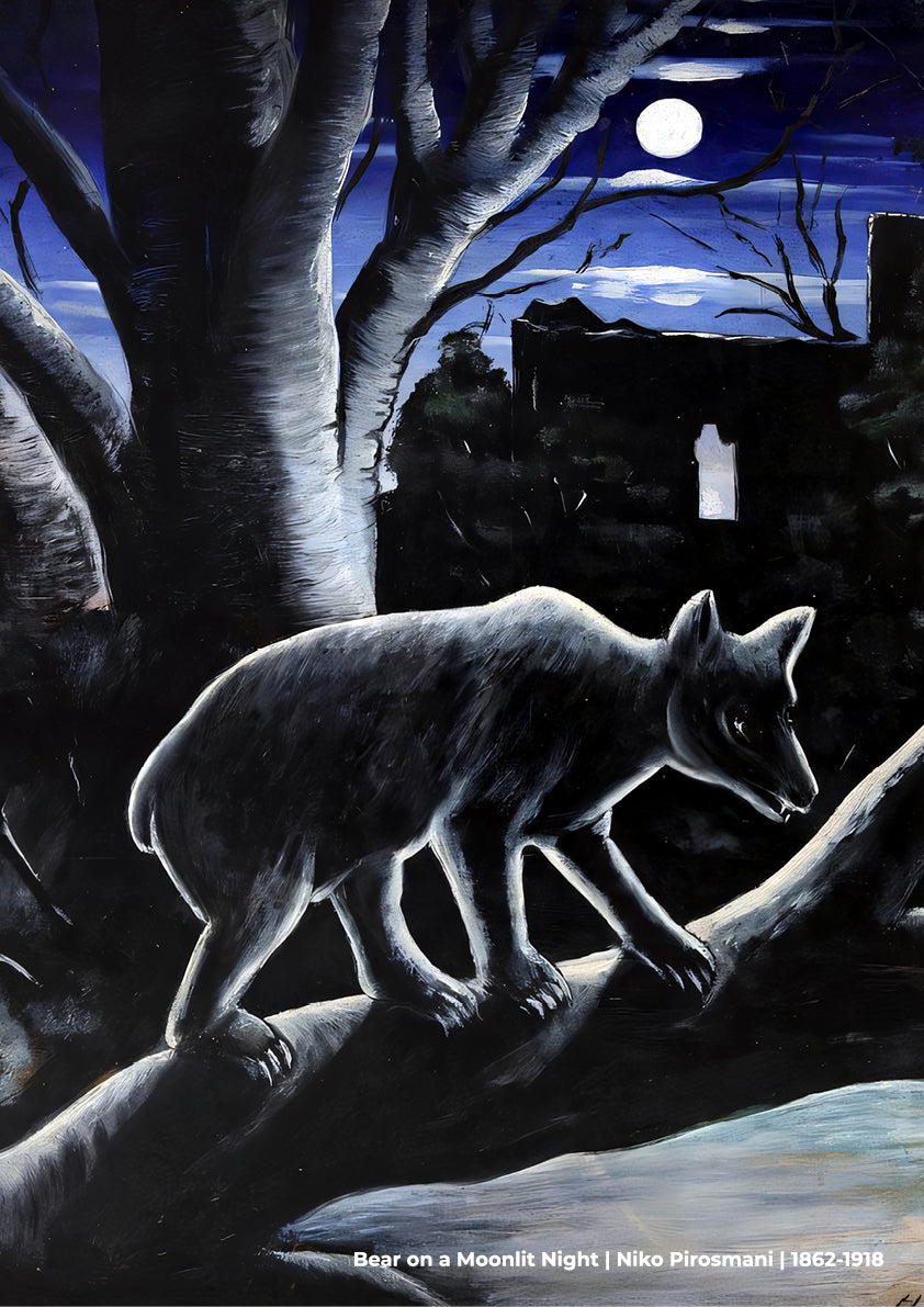 Bear on a Moonlit Night