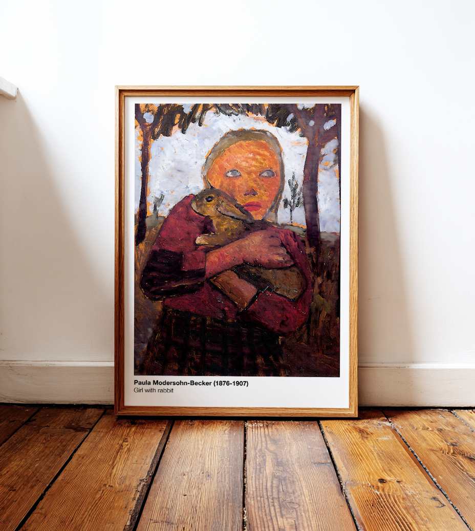 Girl with rabbit