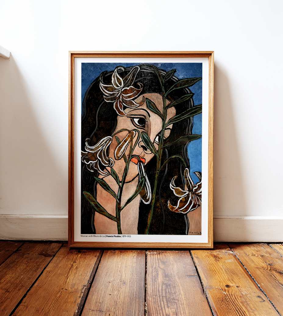 Woman with Fleurs de Lis