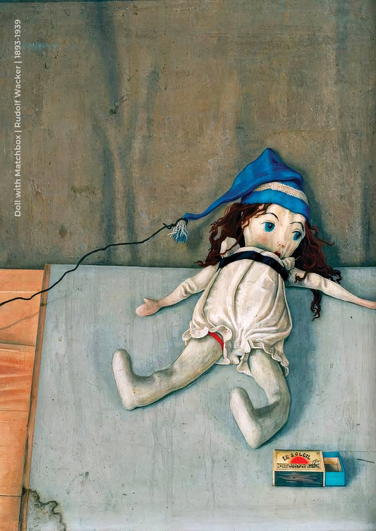 Doll with matchbox