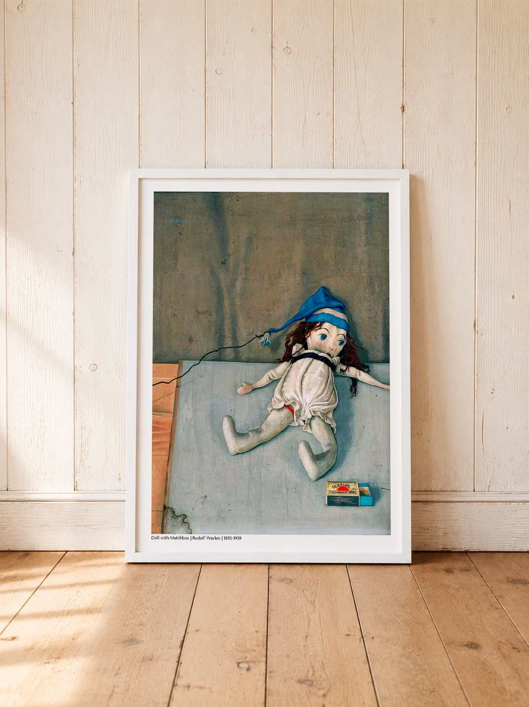 Doll with matchbox
